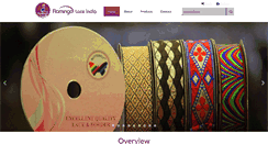 Desktop Screenshot of flamingolaceindia.com
